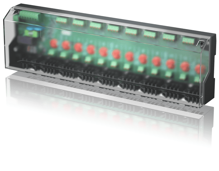 Electric distributor for positioning signals